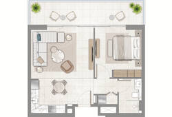 1 bedroom apartment